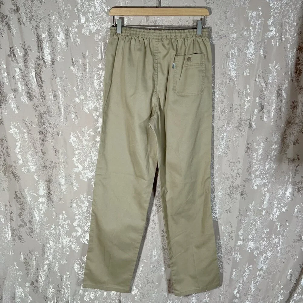 Vintage Levi's Men's Khaki Drawstring Straight Leg Pants Size M